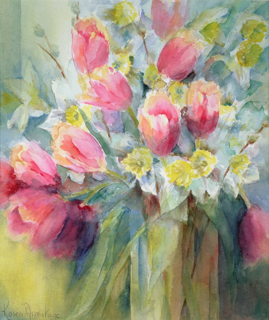 Oxford Elite Narcissus, Ice Follies autorstwa Karen Armitage