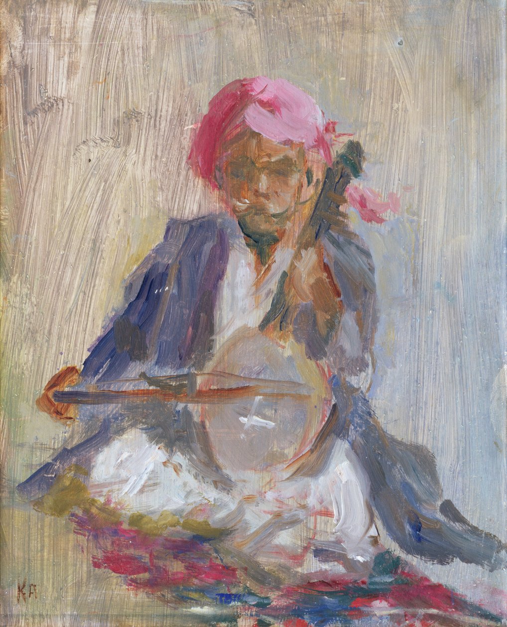 Sitar Player, 2001 autorstwa Karen Armitage
