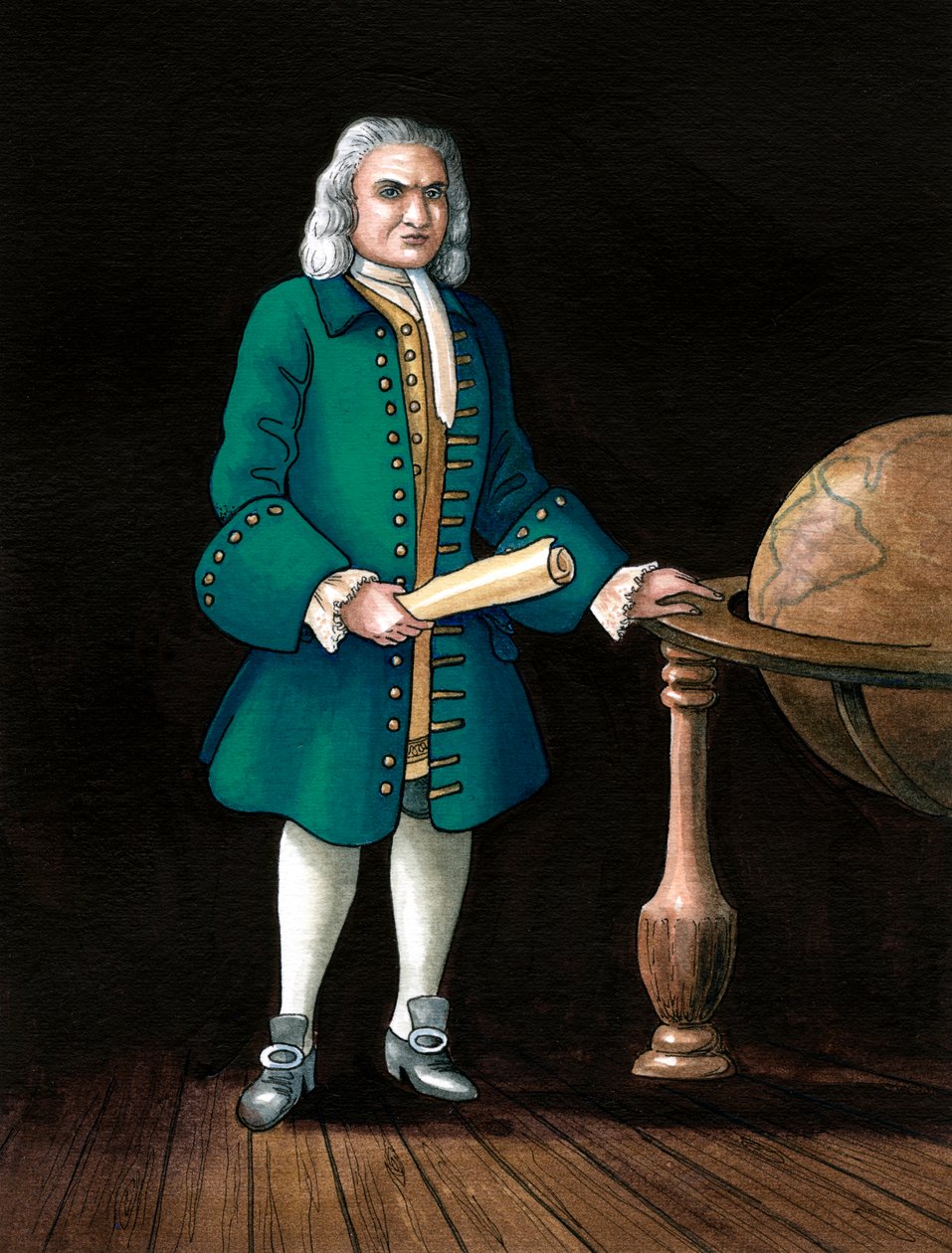 Kapitan William Kidd, Kaper, 1645-1701 autorstwa Karen Humpage