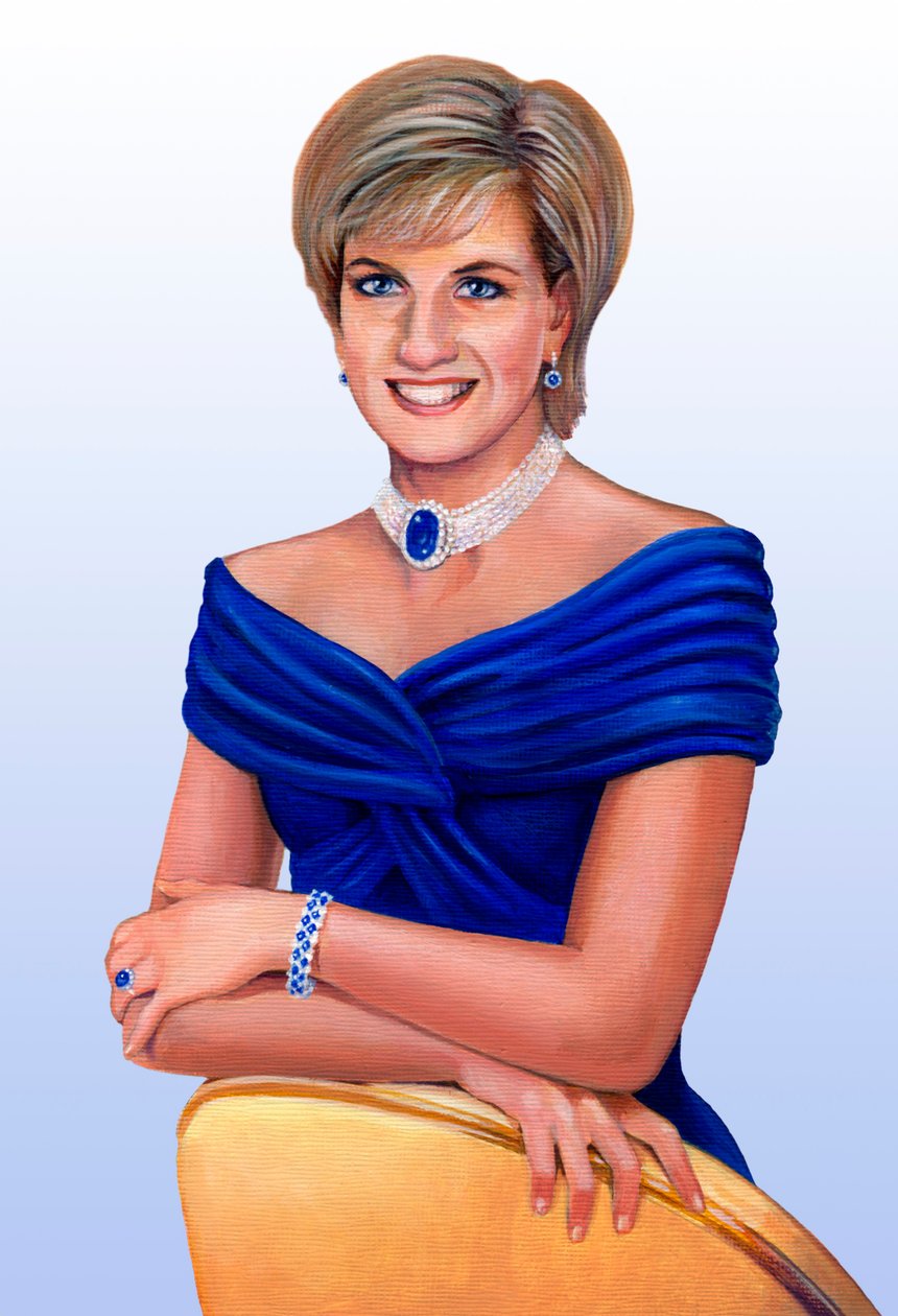 Jej Królewska Wysokość Księżna Walii Diana Frances, z domu Spencer, 1961-1997, 2013. autorstwa Karen Humpage