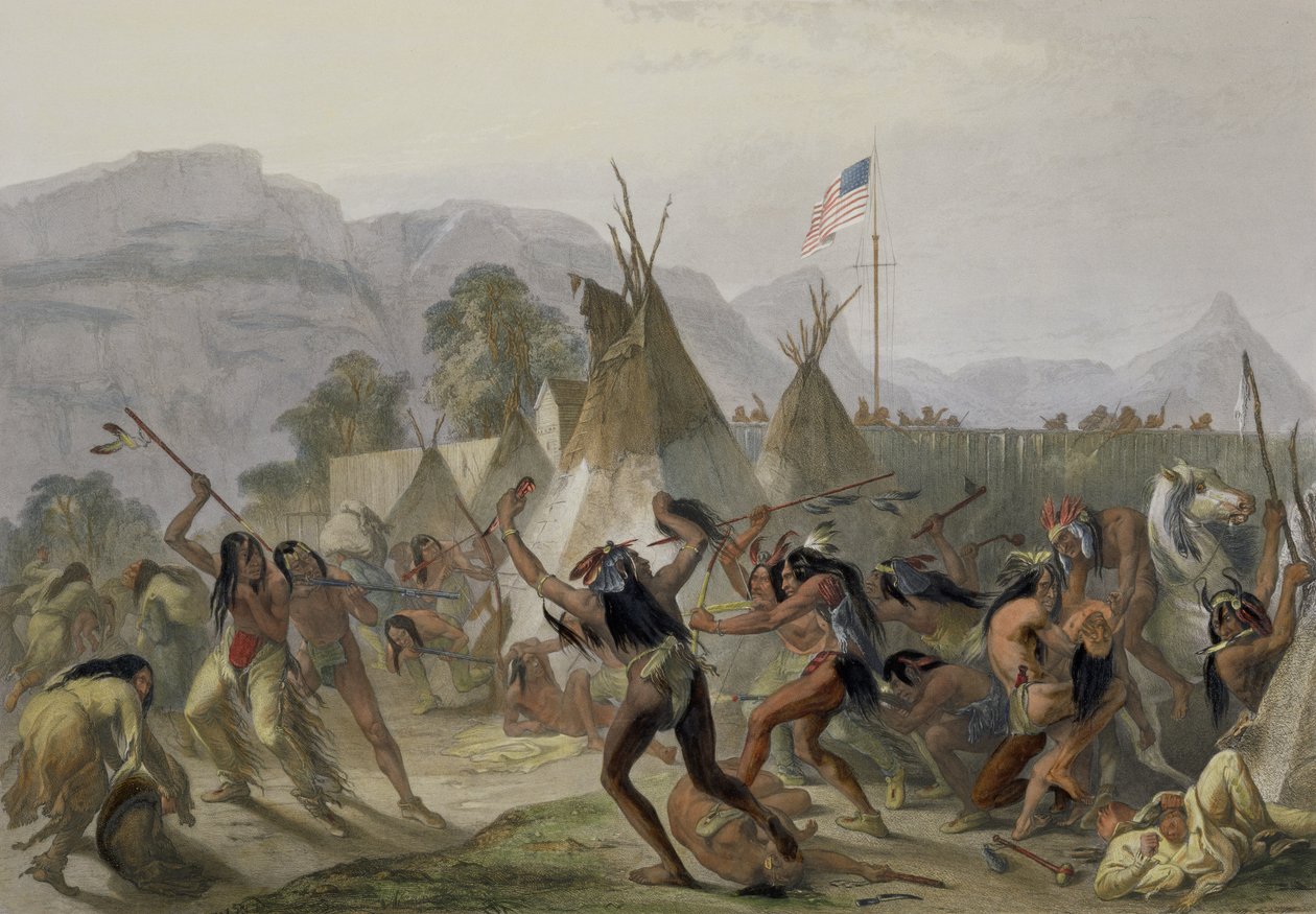 Fort Mackenzie, 28 sierpnia 1833, tablica 42 z tomu 2 