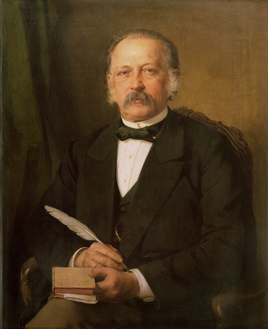 Teodor Fontane, 1883 r. autorstwa Karl Breitbach