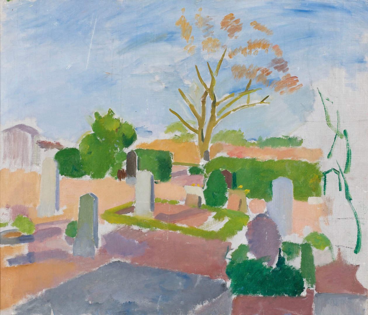 Cmentarz, Christiansø autorstwa Karl Isakson