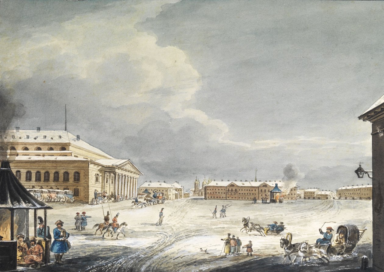 Plac Teatralny Sankt Petersburg autorstwa Karl Kollman