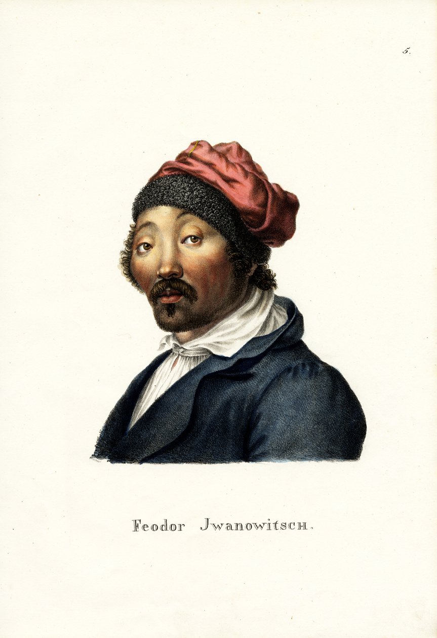 Feodor Iwanowitsch, 1824 autorstwa Karl Joseph Brodtmann