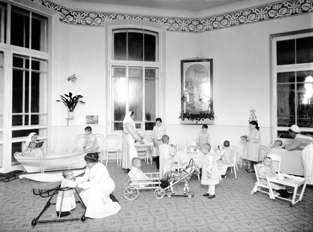 Klinika dziecięca Instytutu Medycznego Kobiet w Petersburgu, 1913 r. autorstwa Karl Karlovich Bulla