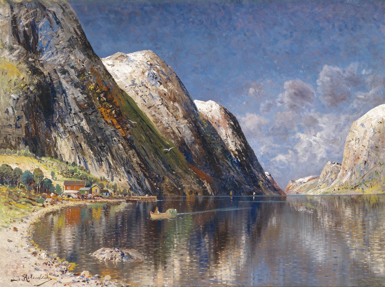 Fiord Drontheim autorstwa Karl Kaufmann