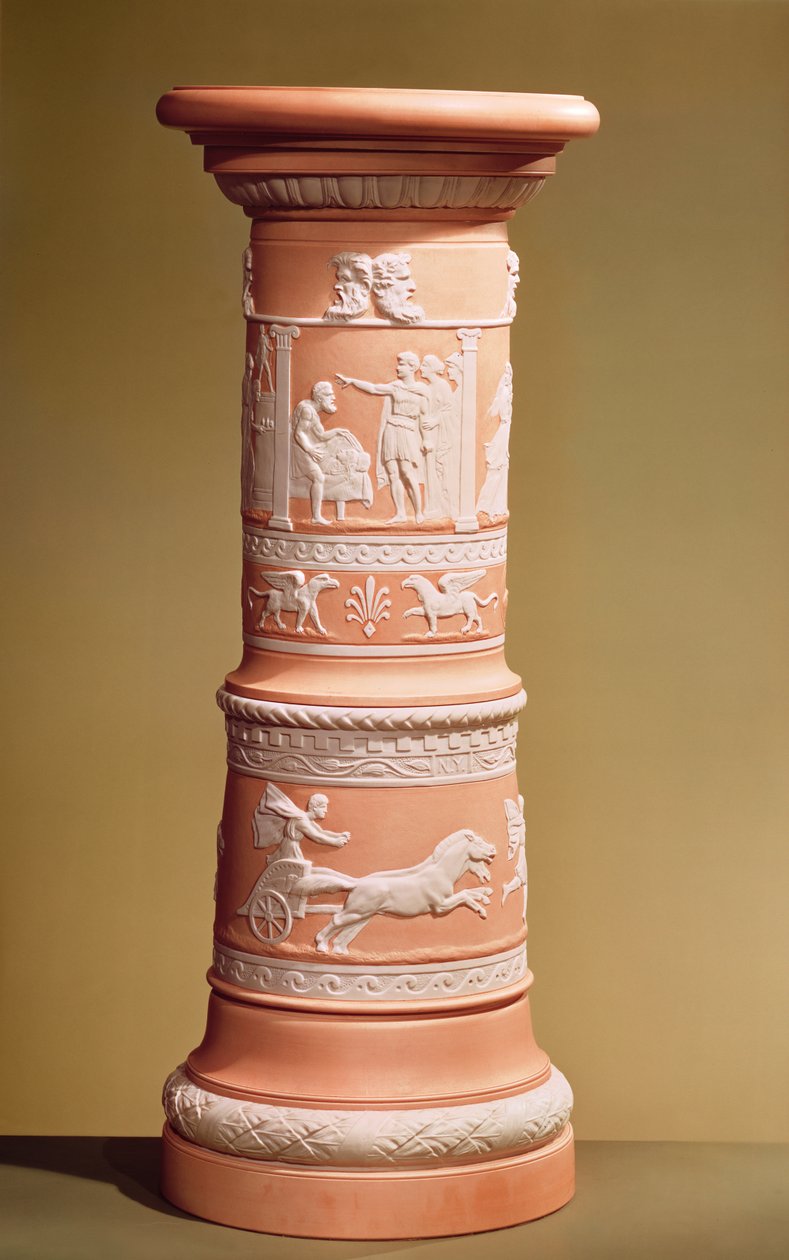 Cokół „Electra”, Union Porcelain Works, 1876 (porcelana) autorstwa Karl L.H. Mueller