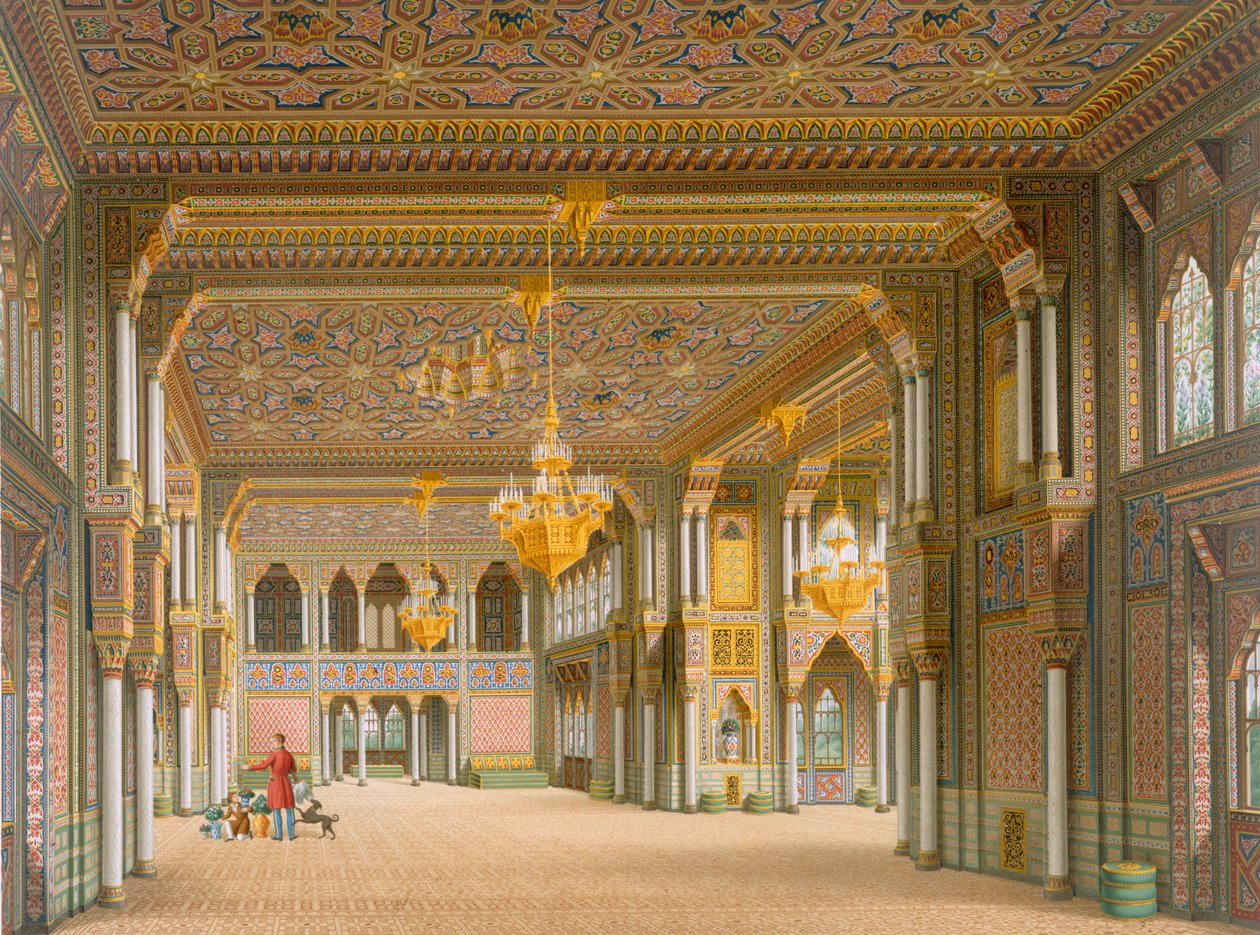 Projekt wnętrza Wilhelma, 1837 autorstwa Karl Ludwig Wilhelm Zanth