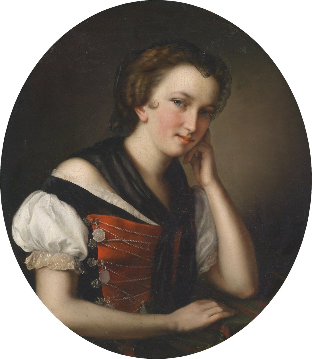 Portret dziewczyny autorstwa Karl Nagl
