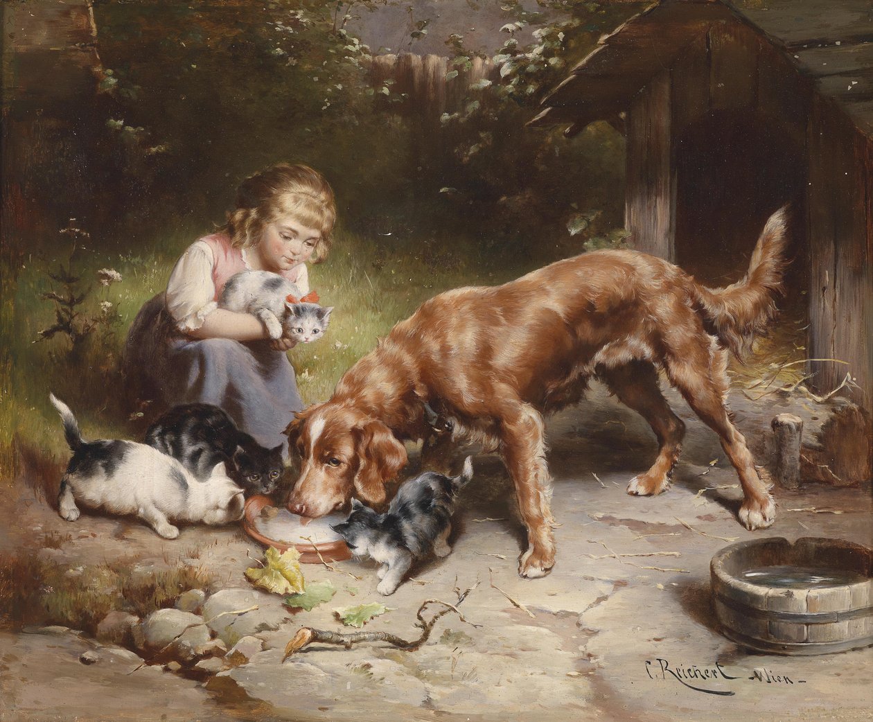 Przyjęcie autorstwa Karl Reichert