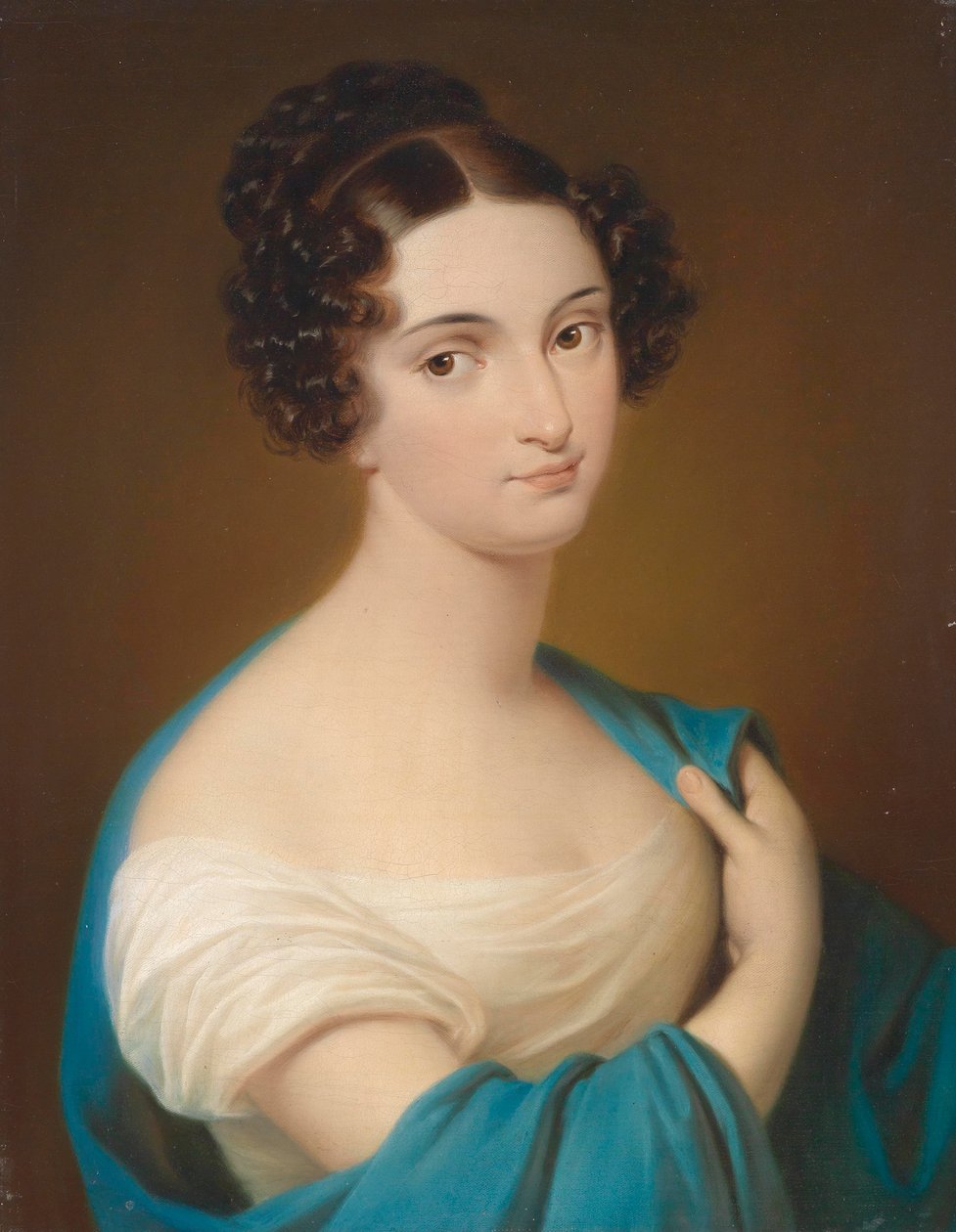 Portret Marii Despiny Nitto (1795 - 1866) autorstwa Karl von Saar