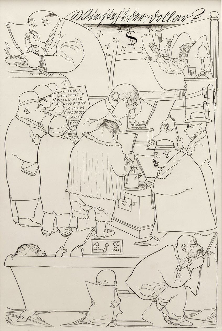 Jak radzi sobie dolar autorstwa Karl Arnold