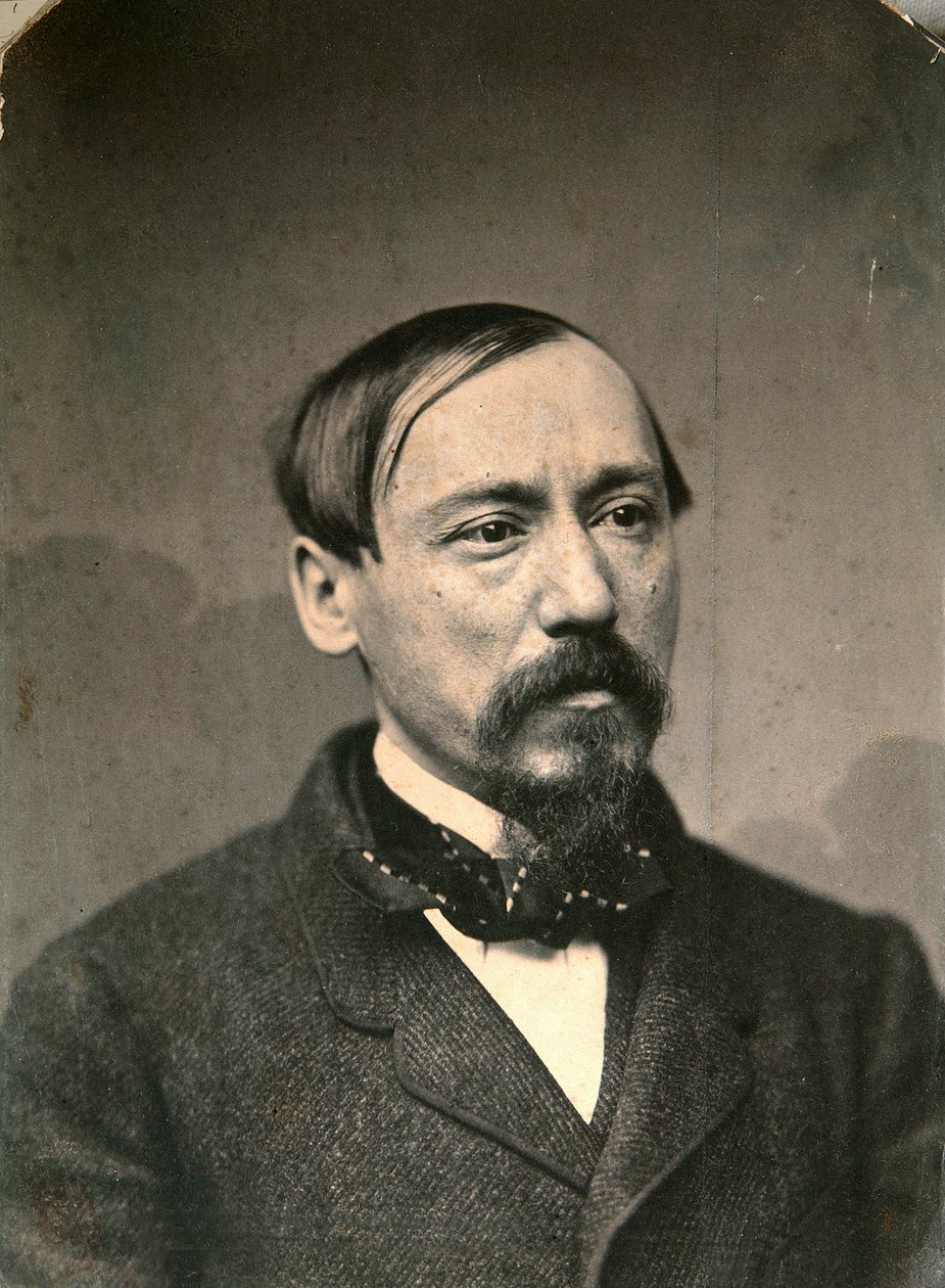 Nikołaj Niekrasow, rosyjski poeta i wydawca, koniec lat 50. XIX wieku autorstwa Karl August Bergner
