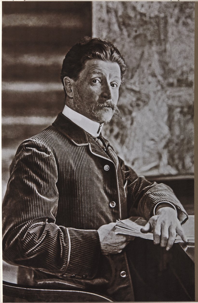 Artysta Michaił Aleksandrowicz Wrubel 1856-1910 autorstwa Karl August Fischer