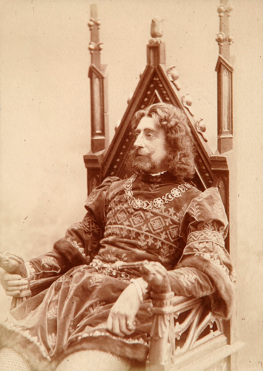 Wielki Książę Konstantyn Konstantynowicz Rosji jako Hamleta, 1900 autorstwa Karl August Fischer