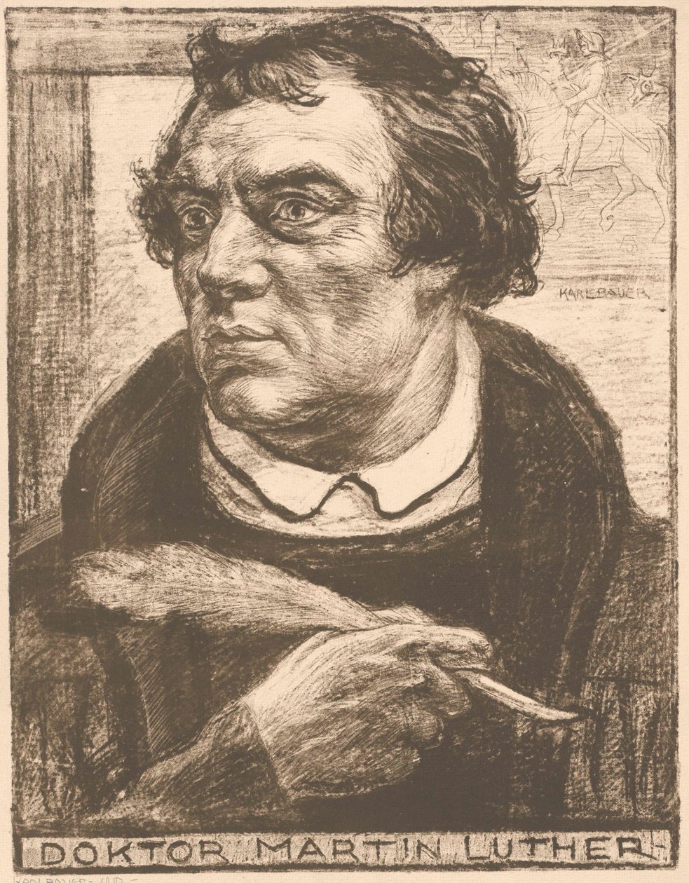 Marcin Luter autorstwa Karl Bauer
