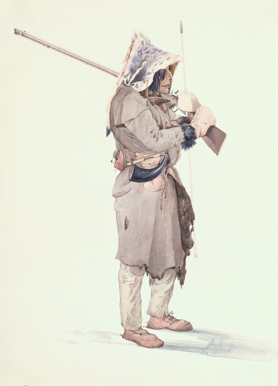 Pasesick-Kaskutau autorstwa Karl Bodmer