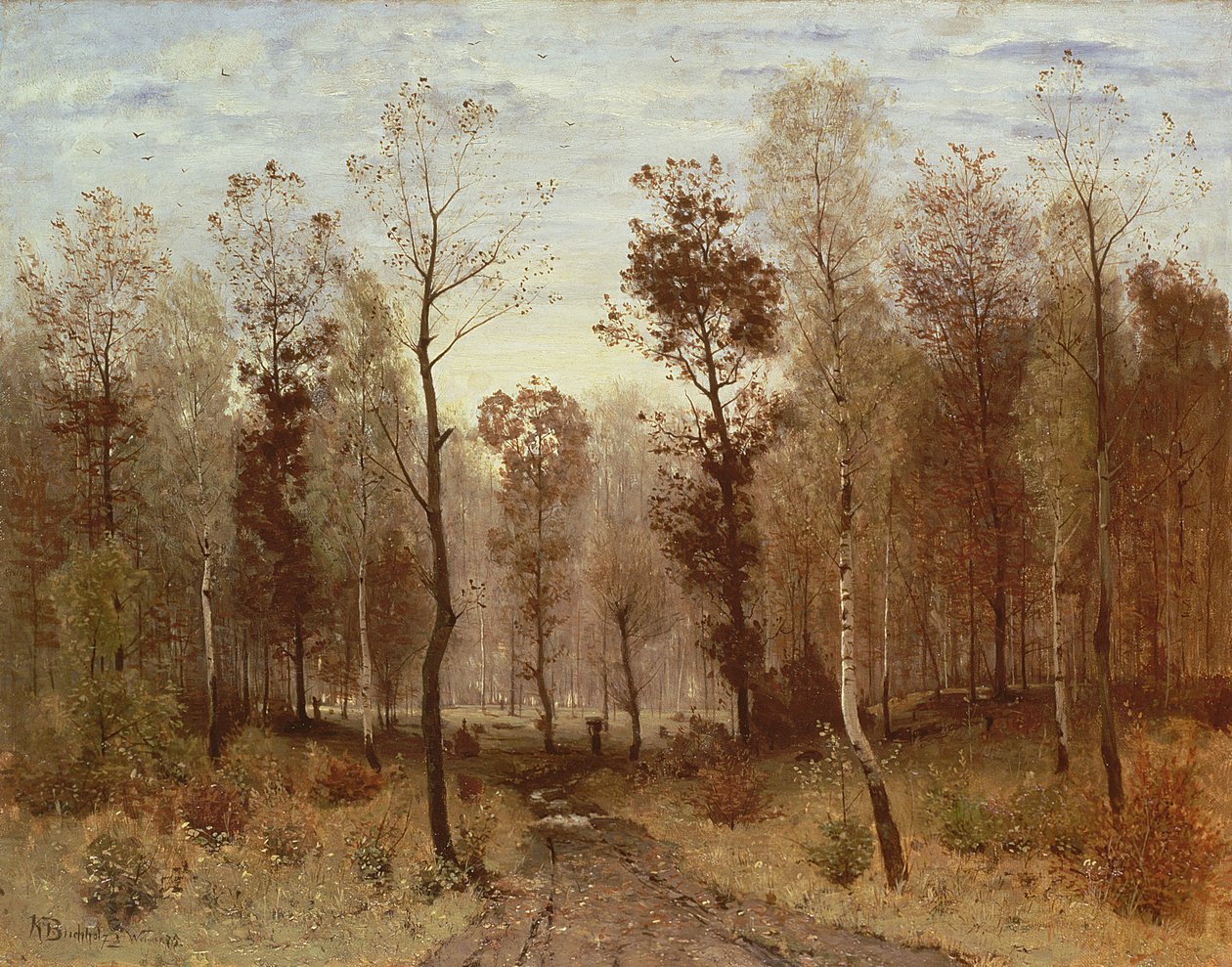 Jesienny Dzień, 1875 autorstwa Karl Buchholz