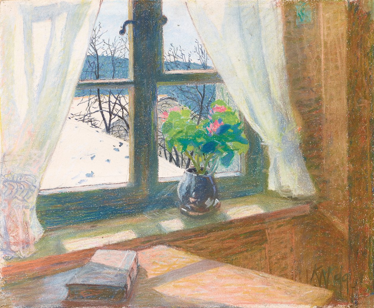 Widok z okna autorstwa Karl Edmund Walser