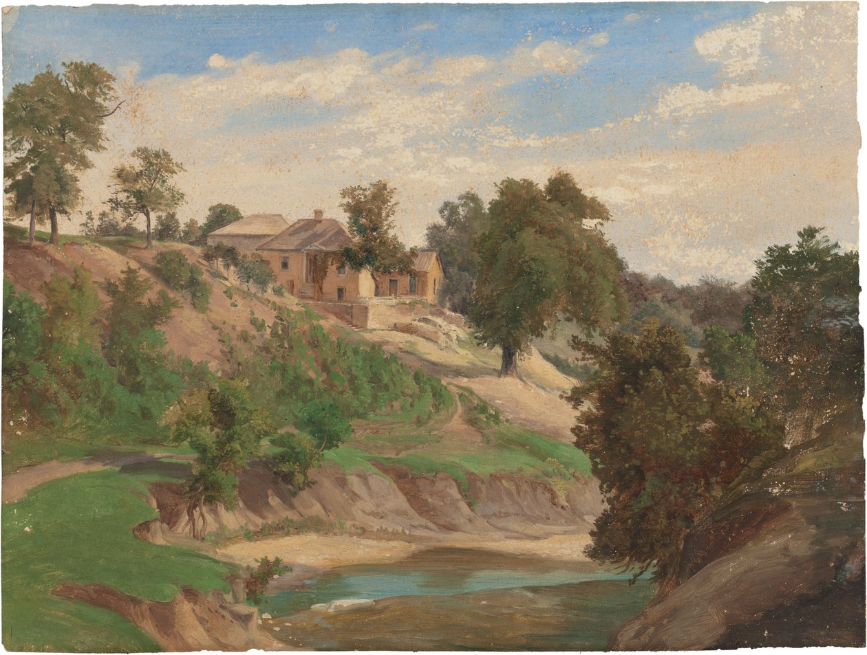 Nad rzeką Pedernales autorstwa Karl Friedrich Hermann Lungkwitz