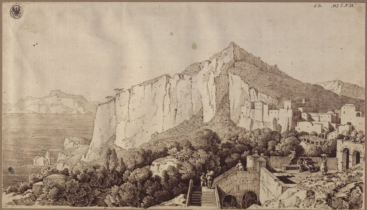 Widok na Capri autorstwa Karl Friedrich Schinkel