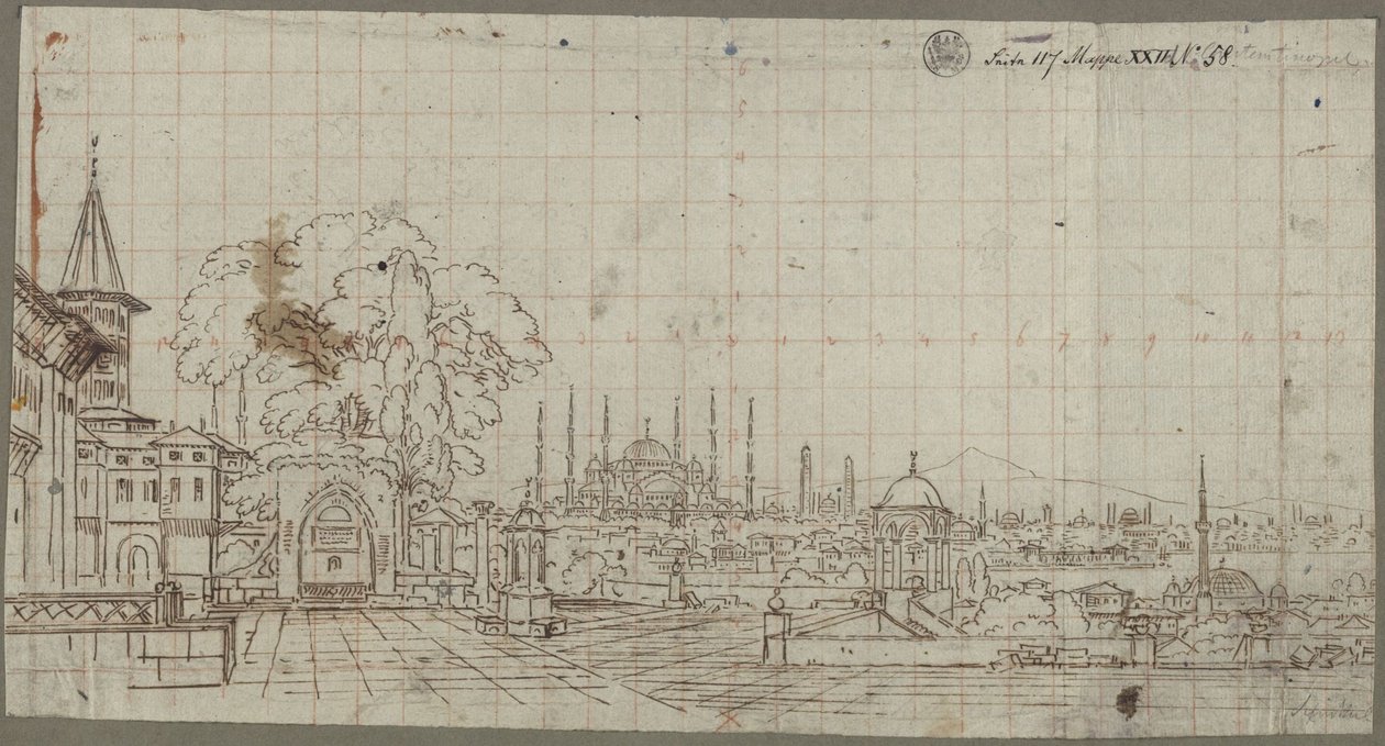 Widok Konstantynopola autorstwa Karl Friedrich Schinkel