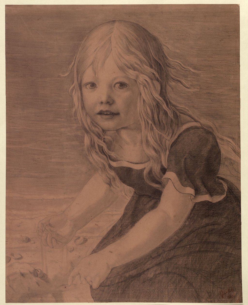 Portret córki Marie autorstwa Karl Friedrich Schinkel