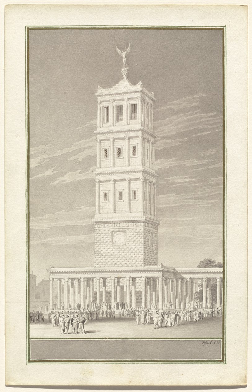 Dzwonnica katedry w Berlinie autorstwa Karl Friedrich Schinkel