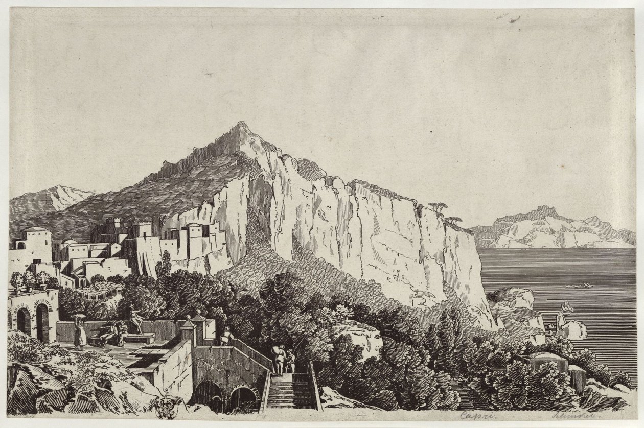 Capri autorstwa Karl Friedrich Schinkel