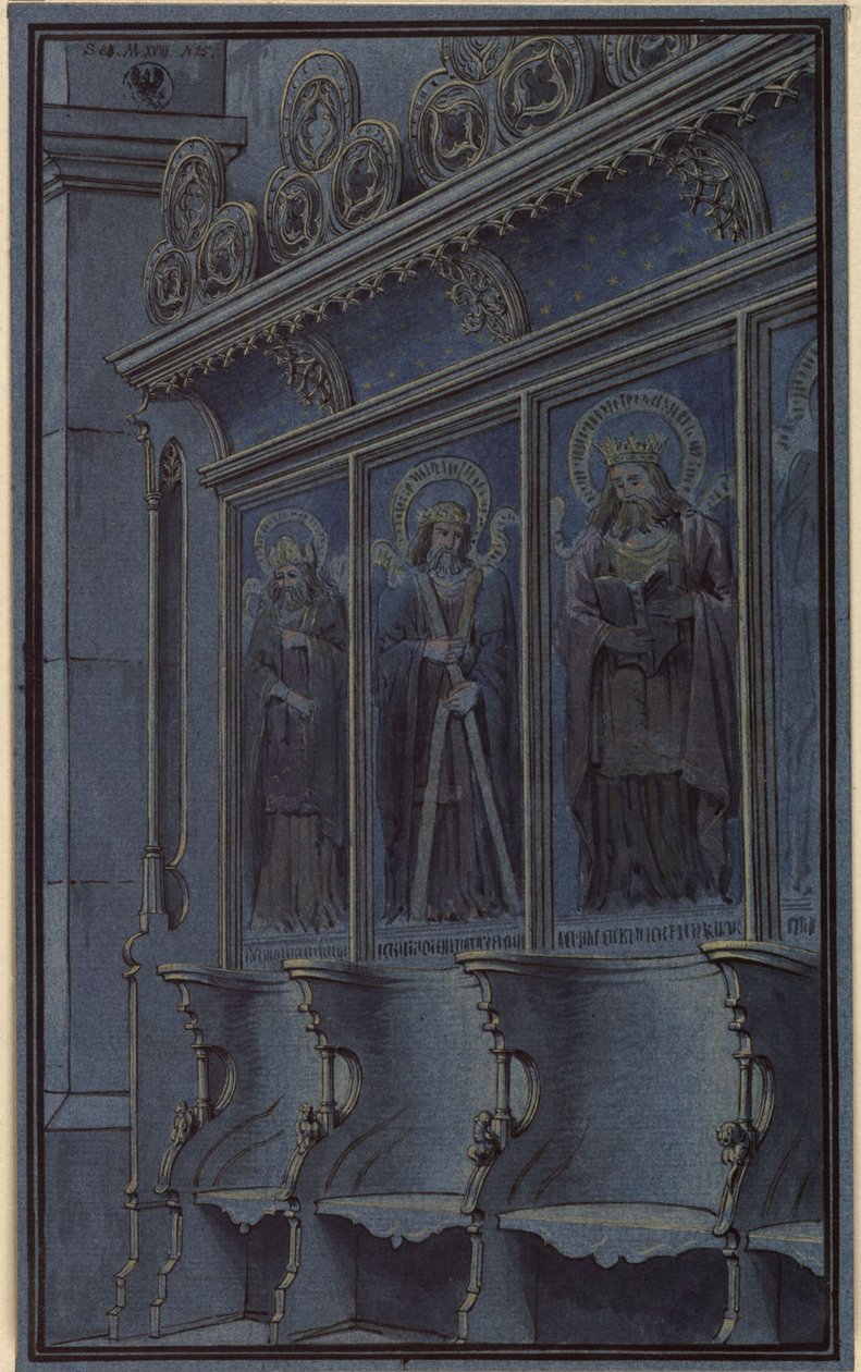 Stalle chórowe autorstwa Karl Friedrich Schinkel