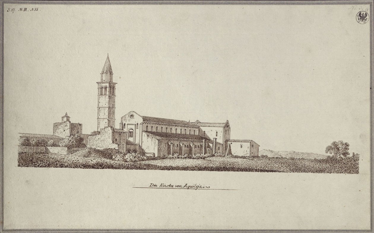 Katedra Santa Maria w Akwilei autorstwa Karl Friedrich Schinkel