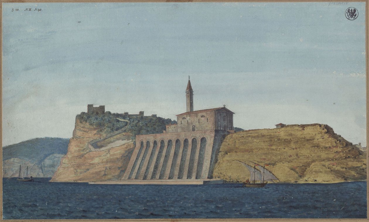 Katedra w Piranie na Istrii autorstwa Karl Friedrich Schinkel