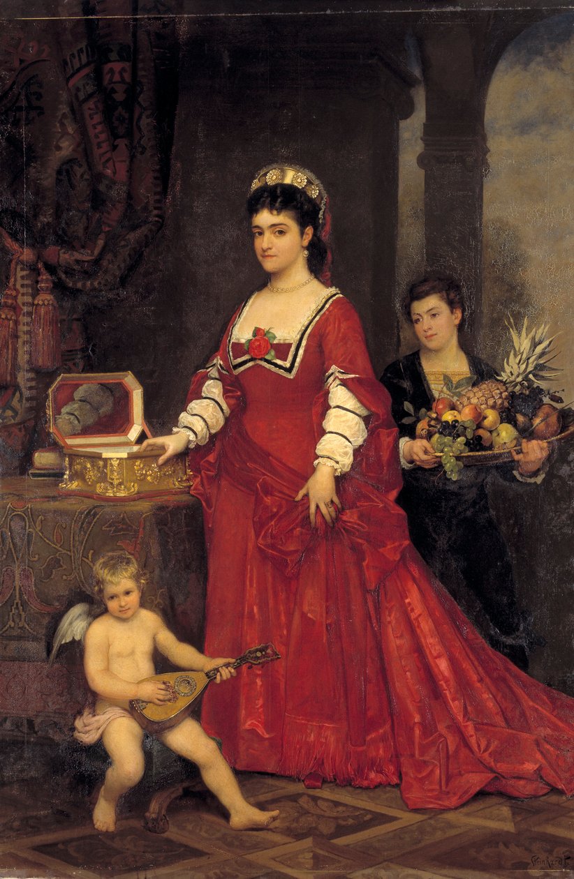 Adelina Patti 1843-1919, C1860-1880. autorstwa Karl Friedrich Steinhardt