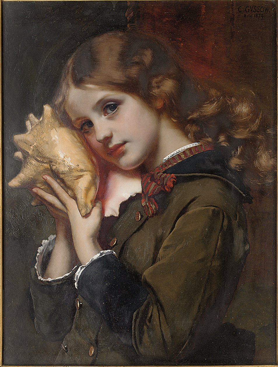 Szum morza, 1879 autorstwa Karl Gussow