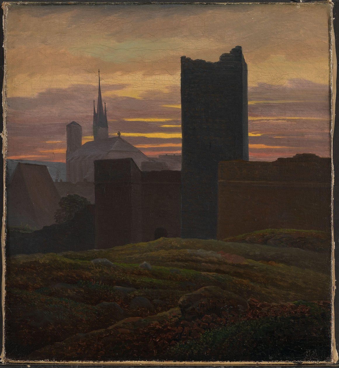 Zamek Cesarski, Eger autorstwa Karl Gustav Carus