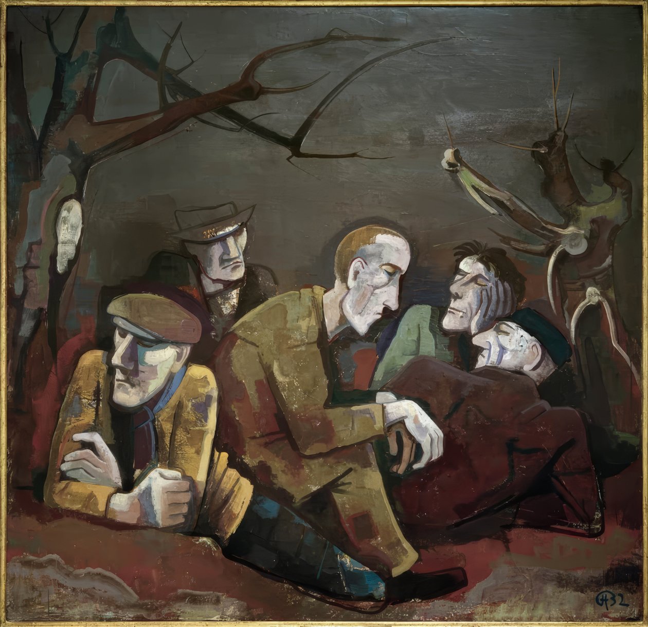 bezrobotni autorstwa Karl Hofer