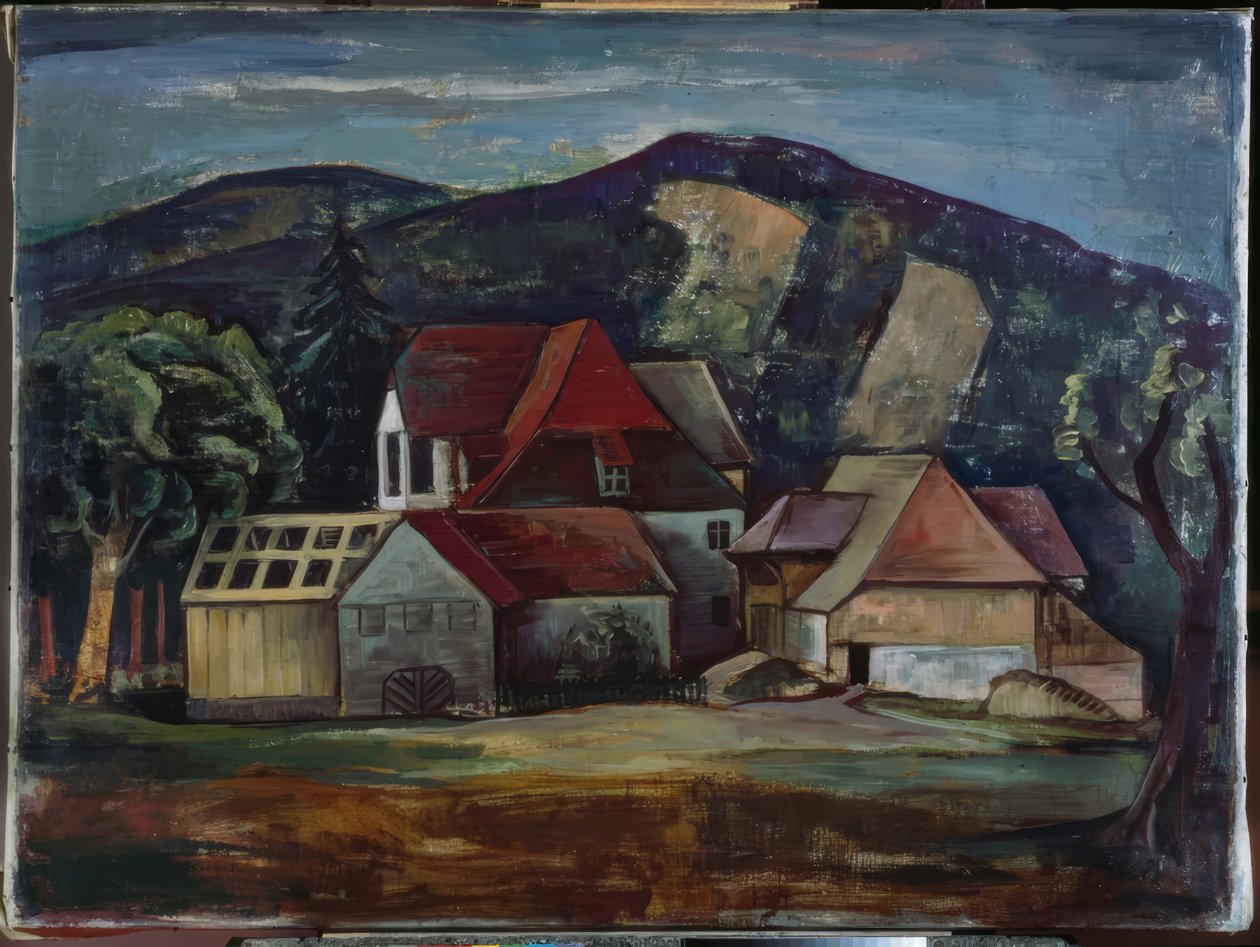 Das Gehöft von Karl Hofer