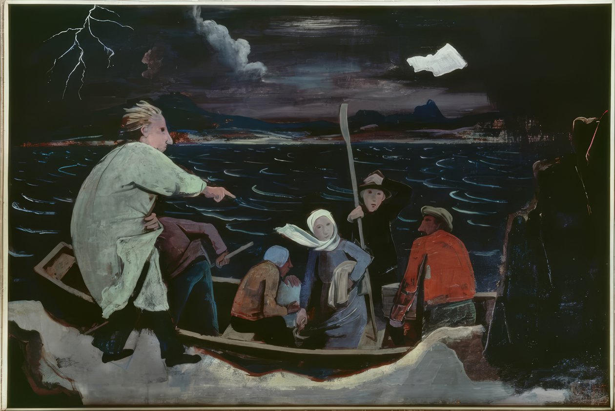 Lądowanie autorstwa Karl Hofer