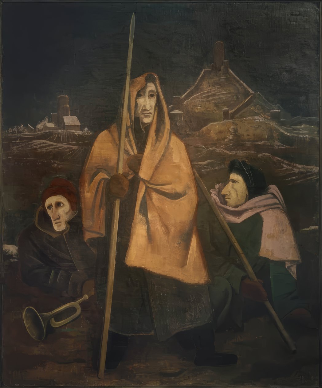 Strażnicy autorstwa Karl Hofer