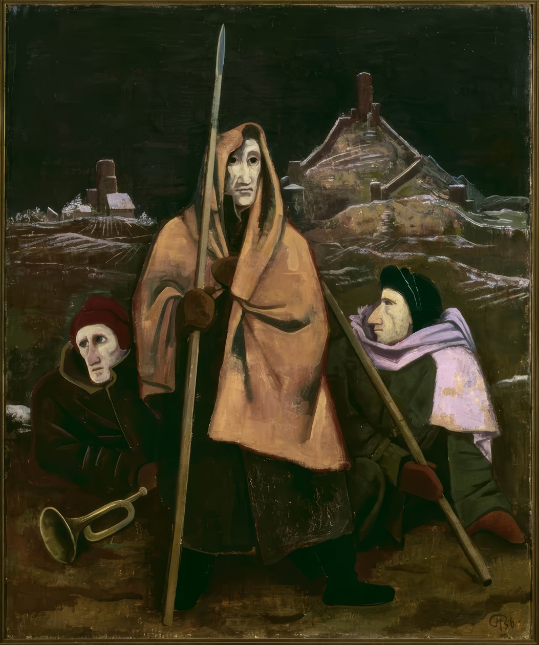 Strażnicy autorstwa Karl Hofer