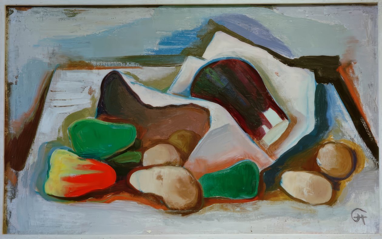 Martwa natura z warzywami autorstwa Karl Hofer