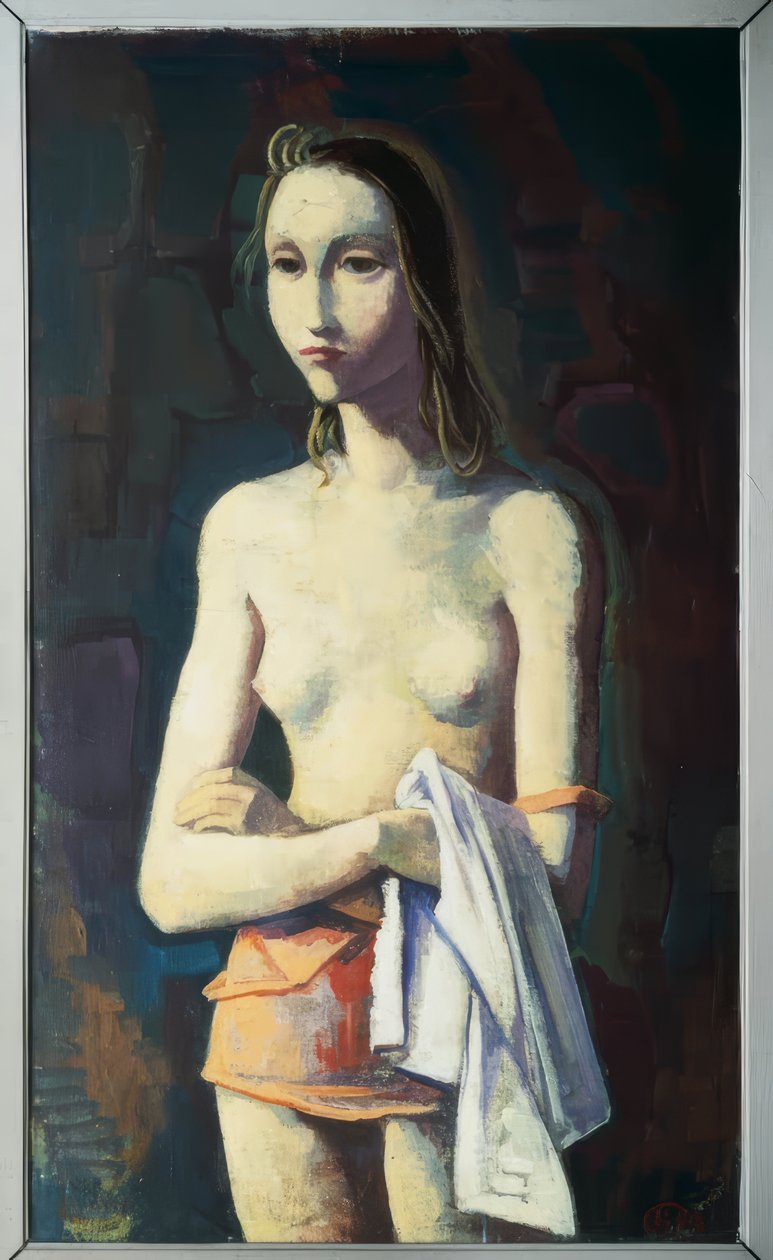 Młoda dziewczyna autorstwa Karl Hofer