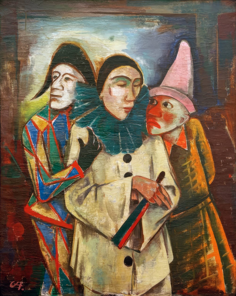 Zamaskowani autorstwa Karl Hofer