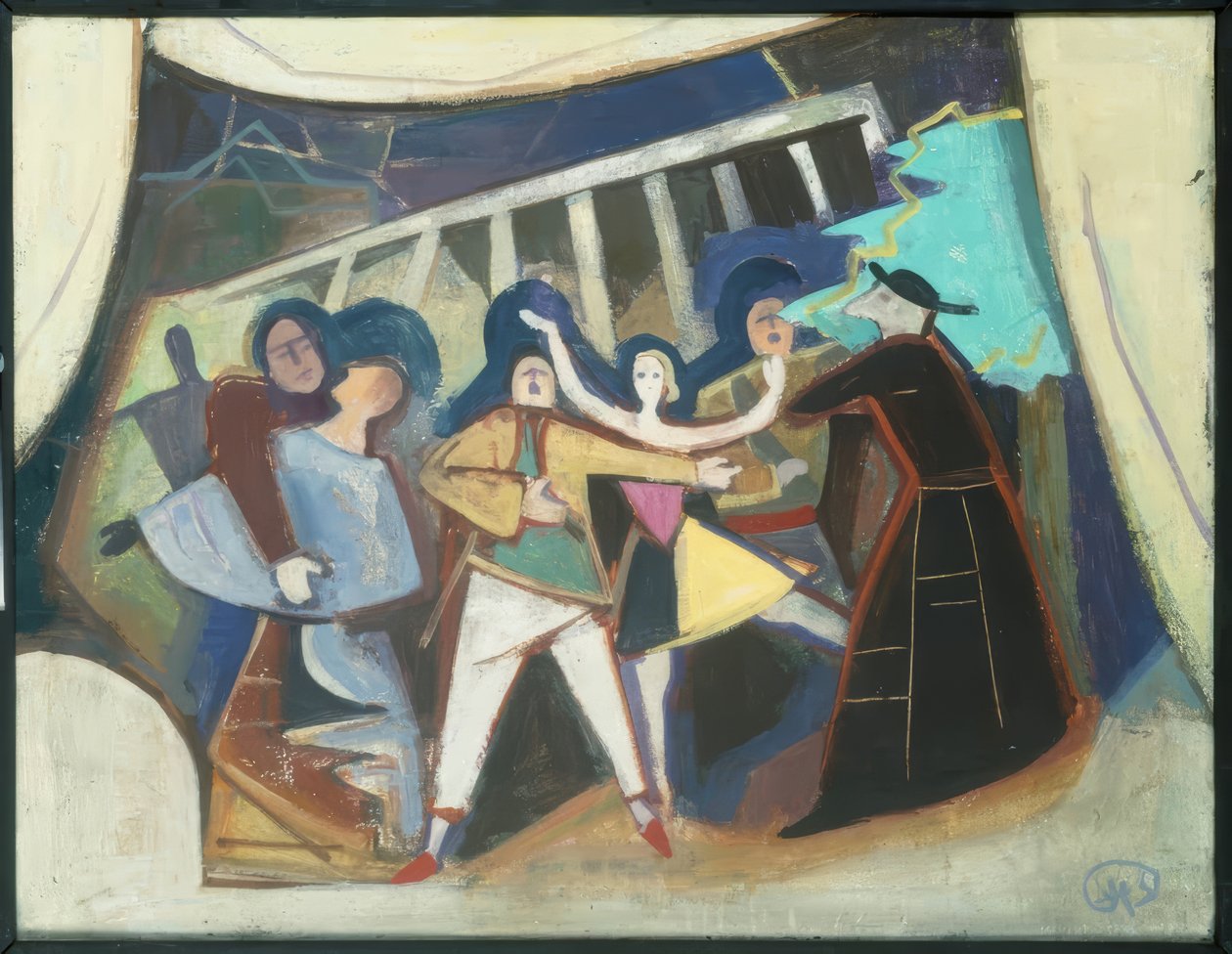 widzowie autorstwa Karl Hofer