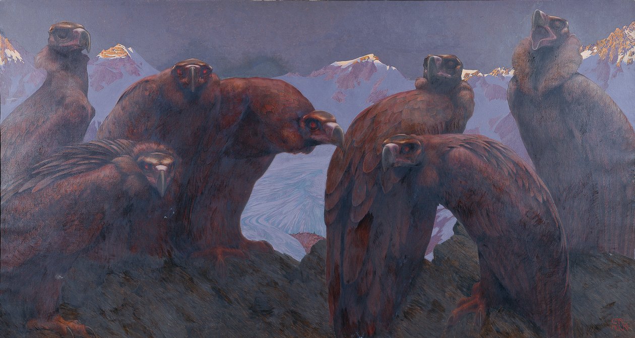Przebudzenie (orzeł) autorstwa Karl Huck