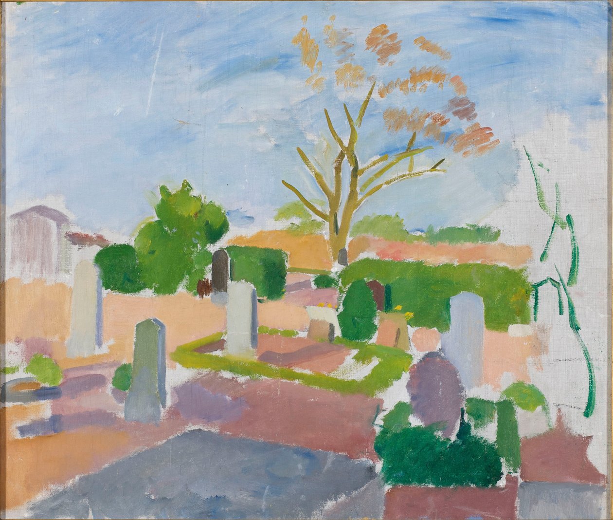 Cmentarz, Christiansø autorstwa Karl Isakson