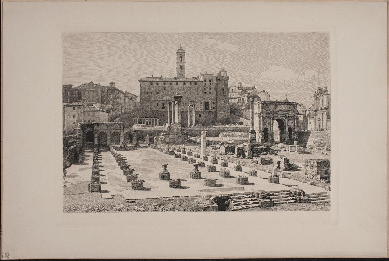 Duński:  Forum Romanum autorstwa Karl Jensen