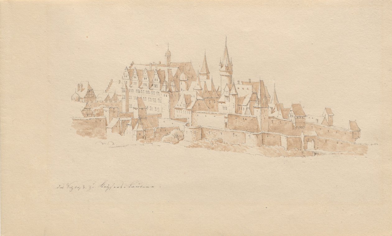 Zamek Kaiserslautern autorstwa Karl Julius Von Leypold