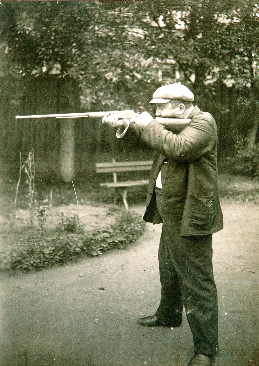 Autor Aleksander Iwanowicz Kuprin (Aleksandre Iwanowicz Kouprine) (1870-1938) w Gatczynie. autorstwa Karl Karlovich Bulla